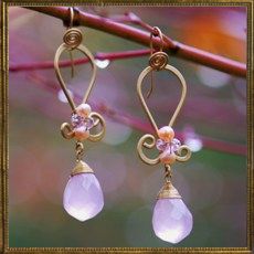 Pink Romance earrings