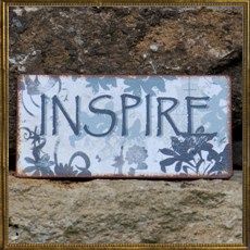 Vintage sign - Inspire