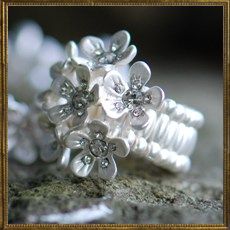 Sunshine ring - silver