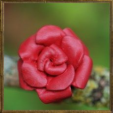 Red Classic Leather ring