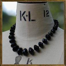 Black Beaded necklace