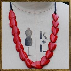 Red Teardrop necklace
