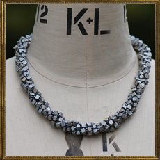 Aden grey necklace