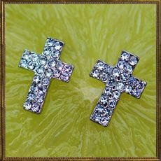 Cross earrings